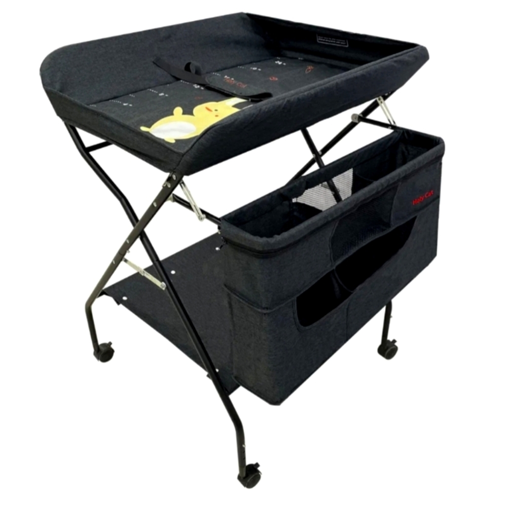Used. Black, infant portable changing table